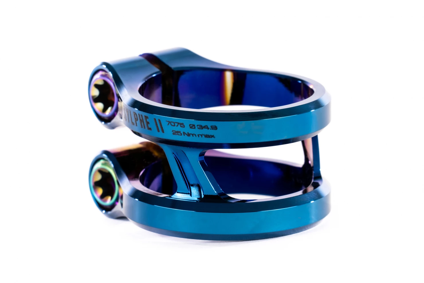 Зажим Ethic Sylphe Double V2 34.9 Chrome blue